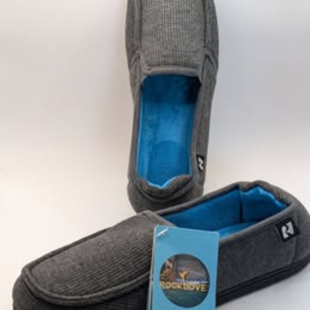 ***SOLD*** NWT Rockdove Women's Two-Tone Hoodback Slippers Shoes Removable